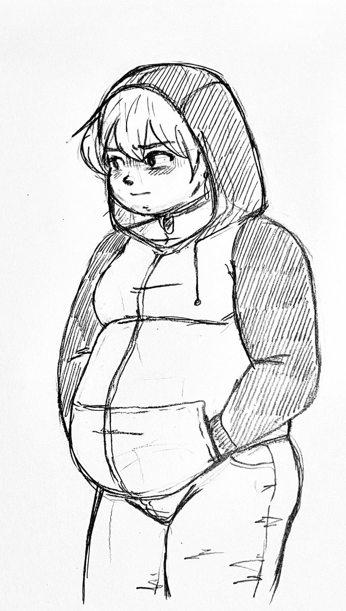 So I drew him chubby yet he is still going through it with all the depresso shenanigans I throw his way.
#pocharimochidraws