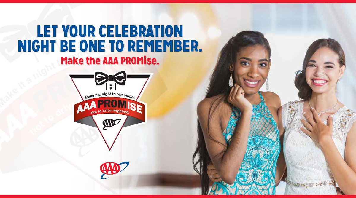 Let your night of celebration be one to remember. Have fun at prom and make the @AAACarolinas PROMise not to drive impaired! shorturl.at/lzLU3