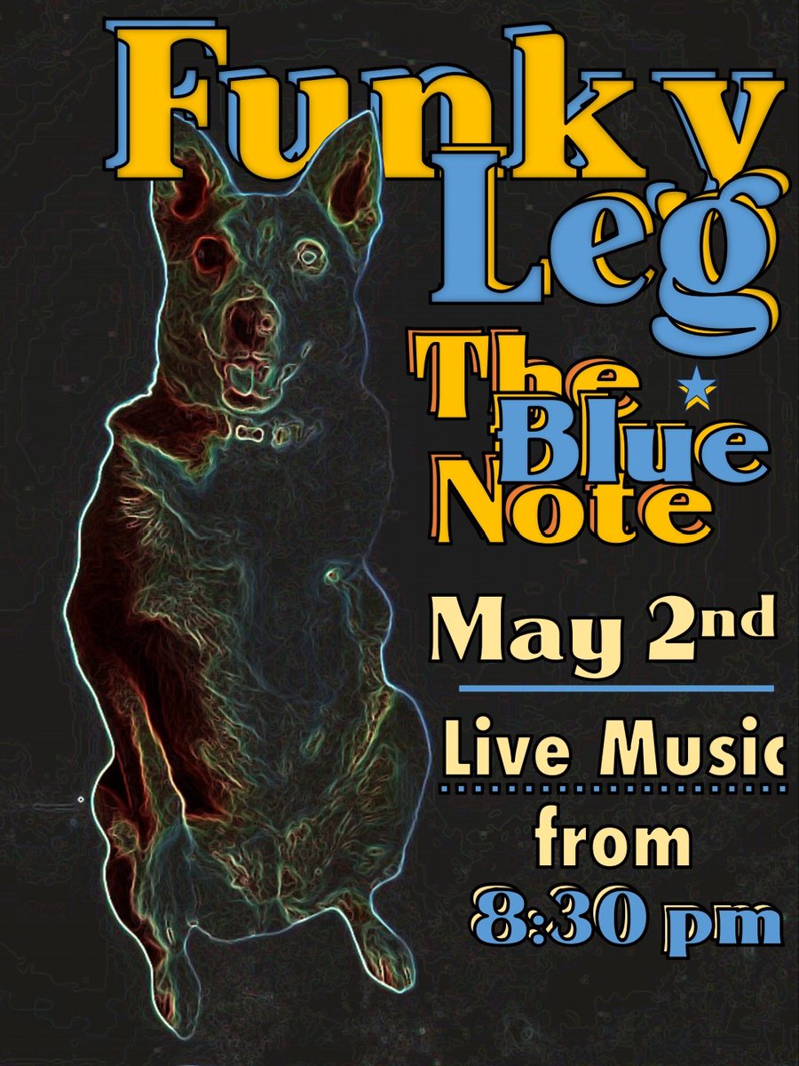 Live music returns to the Bluenote this Thursday, kick off the bank holiday weekend with local legends Funky Leg playing Funk, Soul & everything in between! #Galway #Livemusic #Supportlocal