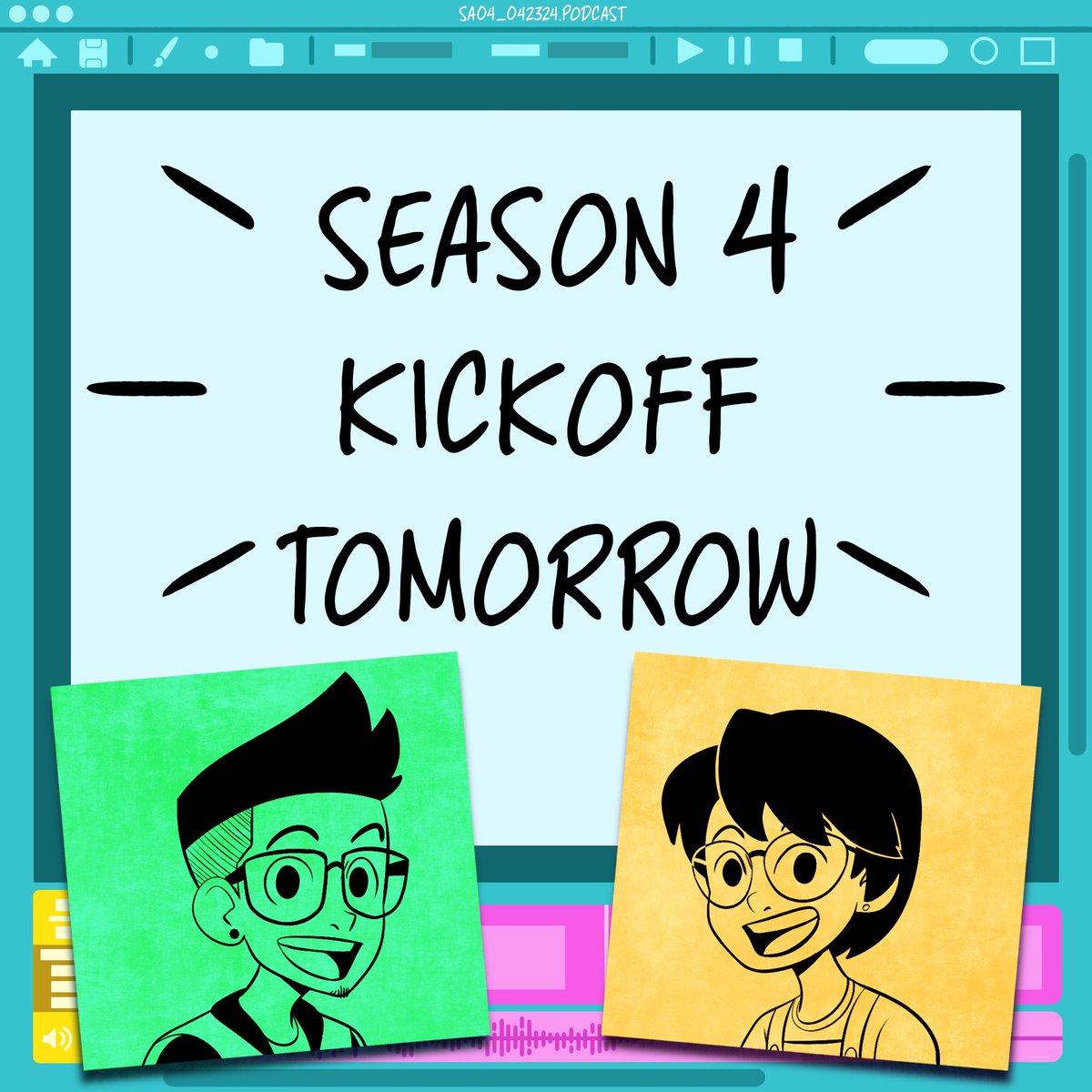 Straight Ahead Animation Podcast (@straightaheadap) on Twitter photo ONE MORE DAY UNTIL THE SEASON 4 KICKOFF!!! Tune back in tomorrow for a brand new episode!
#NewSeason #NewPodcastEpisode #StraightAhead #StraightAheadAnimationPodcast #CountDown  #BIPOCPodcast #POCpodcast ONE MORE DAY UNTIL THE SEASON 4 KICKOFF!!! Tune back in tomorrow for a brand new episode!
#NewSeason #NewPodcastEpisode #StraightAhead #StraightAheadAnimationPodcast #CountDown  #BIPOCPodcast #POCpodcast