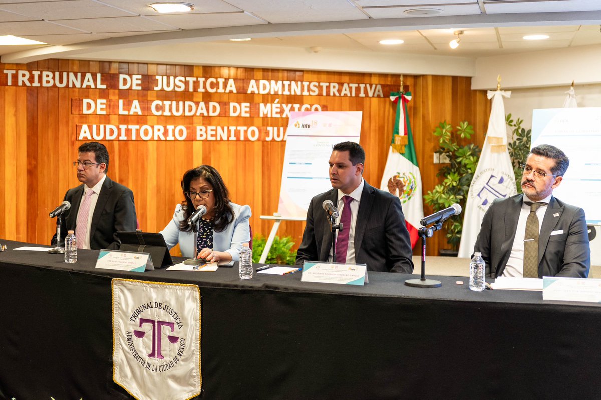 JulioCBonillaG's tweet image. ✍🏼| Asisto a la firma de convenio entre el @InfoCdMex, el @TJA_CDMX y la @ContraloriaCDMX, con el propósito de implementar #Integra2, una herramienta web diseñada para personas con discapacidad.

🎥tinyurl.com/bdh8chw6