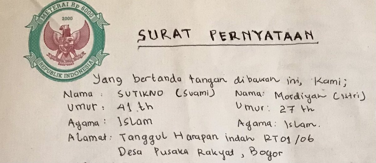 Di cari orangtua kandung hilang dari tahun 2002 lalu.
Ga ada foto dan data-data lainnya, hanya punya ini.
Semoga bisa bertemu.
#oranghilang #orangtuakandung