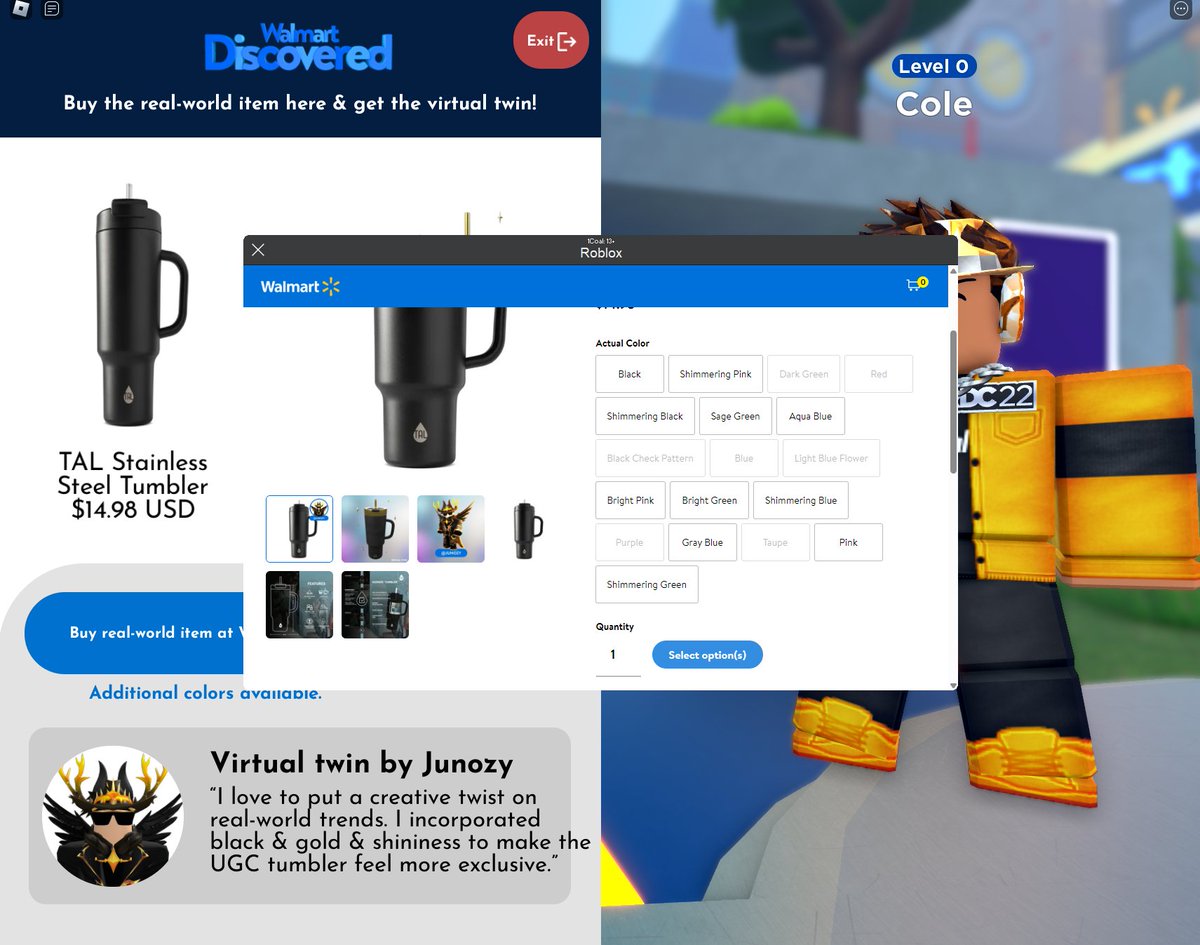 YOU CAN LITERALLY BUY REAL THINGS INSIDE ROBLOX NOW

This is HUGE.
DTC BRANDS, GET READY! 

THIS WILL SOON BE ONE OF THE MAIN STREAMS OF ADVERTISING LIKE TIKTOK/FACEBOOK ADS!

I never thought this day would come- this is brilliant