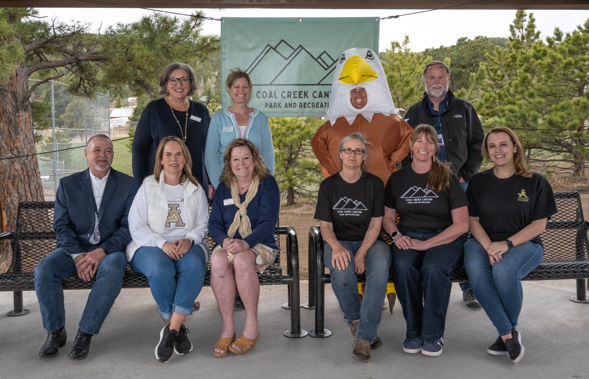 The Eagle's Landing Learning Center at Coal Creek Canyon is now open thanks to the Coal Creek Canyon Park and Rec Board and Jeffco's Board of County Commissioners. A community ribbon-cutting and ice cream social ceremony was held on April 25th to celebrate the new center.