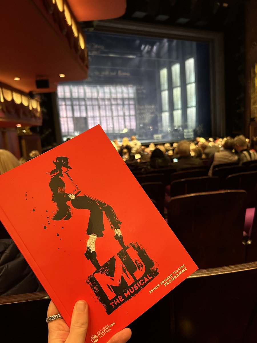 Heard some incredible things about this show I am so excited! @MJtheMusicalUK
