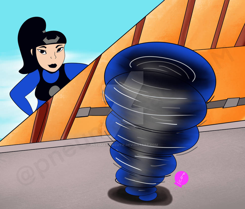 @JuliaKato @dcauwatchtower @worldsfinest Here is an Commission I pay of #IntergangAmy A.K.A #TheBlueTwister Made by @PneumaticaC #Supermantheanimatedseries #DCAU #FanArt #ArtCommission
