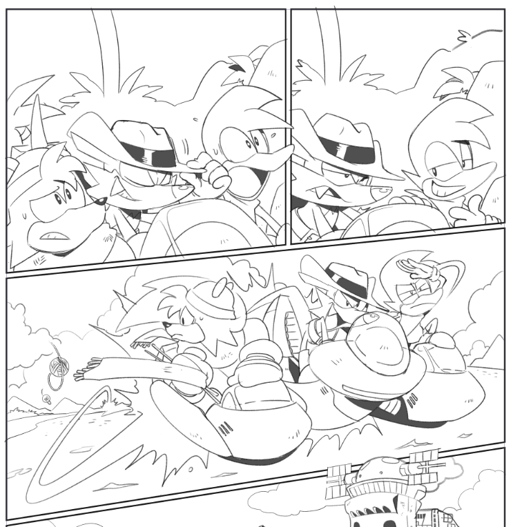 Fang the Hunter #4 comes out in 2 days!  (5/1)

Wanted to keep the train rolling from yesterday, and share a few panels / pages from issue #3 that I liked. 