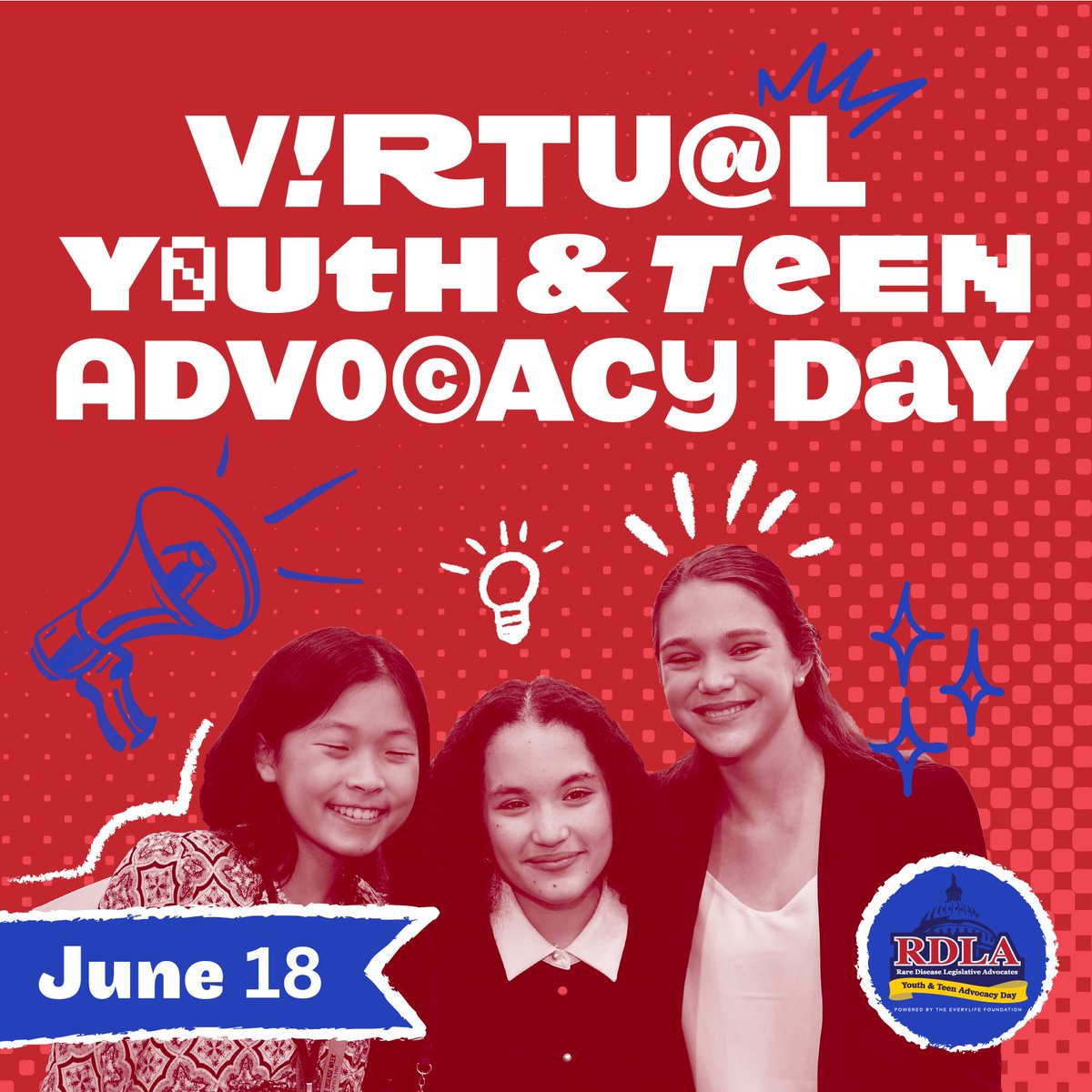 Virtual Youth & Teen Advocacy Day offers young advocates (ages 10-18) the chance to explore the legislative process, grow in their advocacy skills, and connect with fellow advocates for rare diseases. Visit this link for more info to secure your spot: hubs.li/Q02vpTrK0