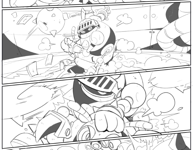 Fang the Hunter #4 comes out in 2 days!  (5/1)

Wanted to keep the train rolling from yesterday, and share a few panels / pages from issue #3 that I liked. 