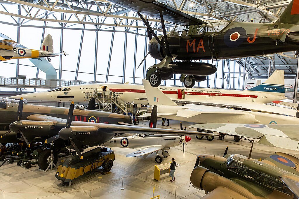 IWM Duxford is Europe’s largest air museum with over 300 aircraft and objects on display. Get up close to Spitfires and Hurricanes; see a portion of the original Wright Brother plane; walk through Concorde