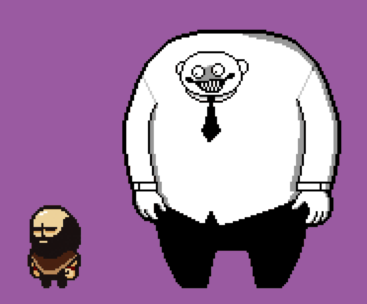 An attempt at Enoch in LISA artstyle
#offgame #lisarpg #lisathepainful #enochoff