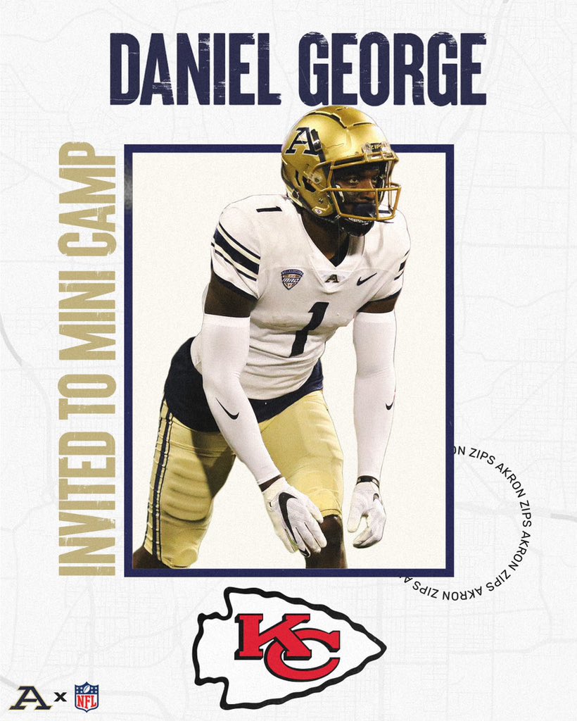 .@11DanielGeorge ➡️ @Chiefs