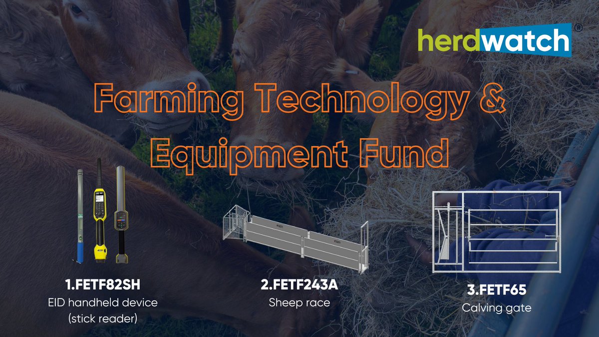 ⏳Don’t miss out⏳ Grant applications for the English Farming Equipment and Technology Fund close at midday on Wednesday 1st May 🐐🐑📲 Find out more⤵️ hubs.li/Q02vpcd00