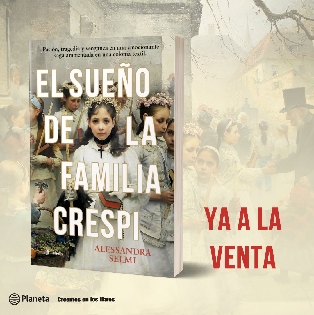 Una novela fascinante que entreteje cincuenta años de historia italiana a través del destino de cuatro familias.

'El sueño de la familia Crespi', de Alessandra Selmi, está disponible en librerías y en formato eBook.

#CreemosEnLosLibros 📚