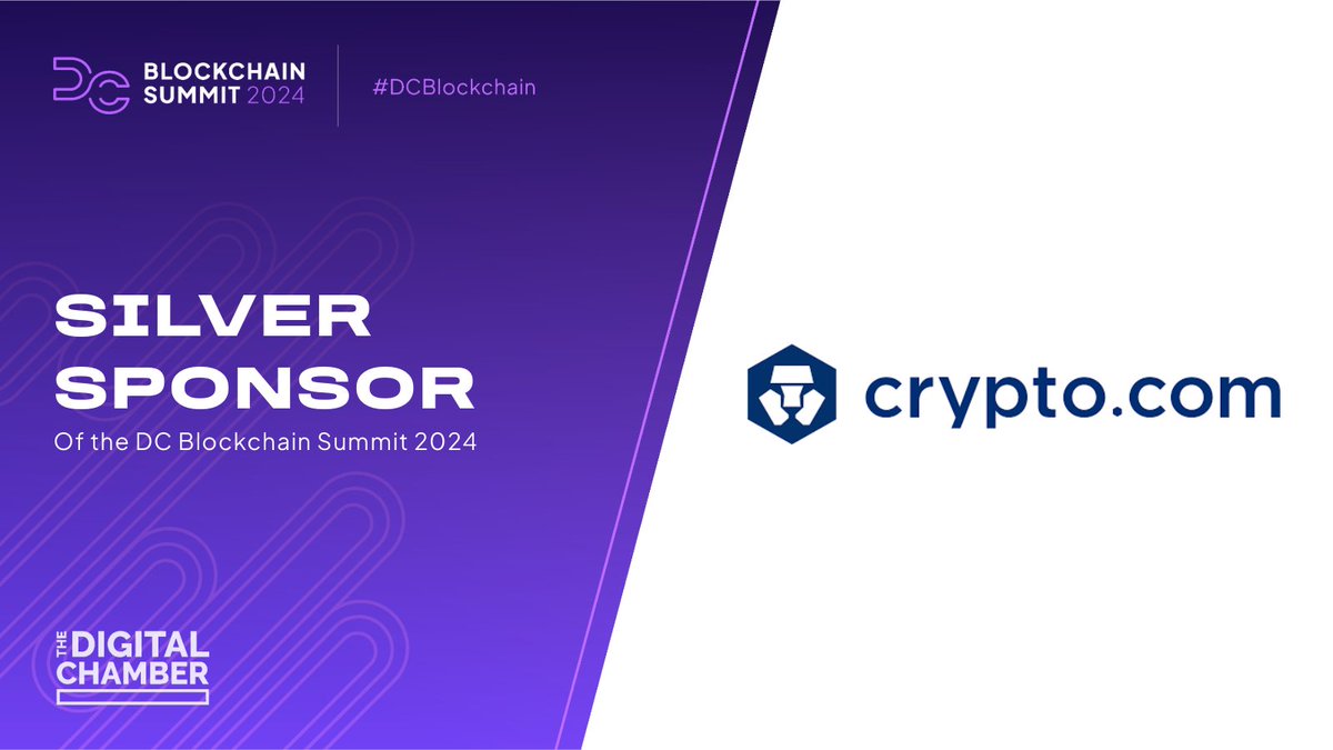 We’re excited to announce @cryptocom as a Sliver Sponsor of #DCBlockchain Summit 2024!  

Join us on May 15th as we shape the future: 👇👇👇 Dcblockchainsummit.com/sponsors/