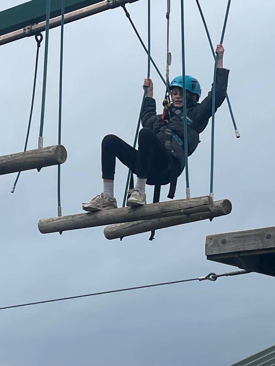 Day 1 High ropes 🧗 … the highest in the South West!