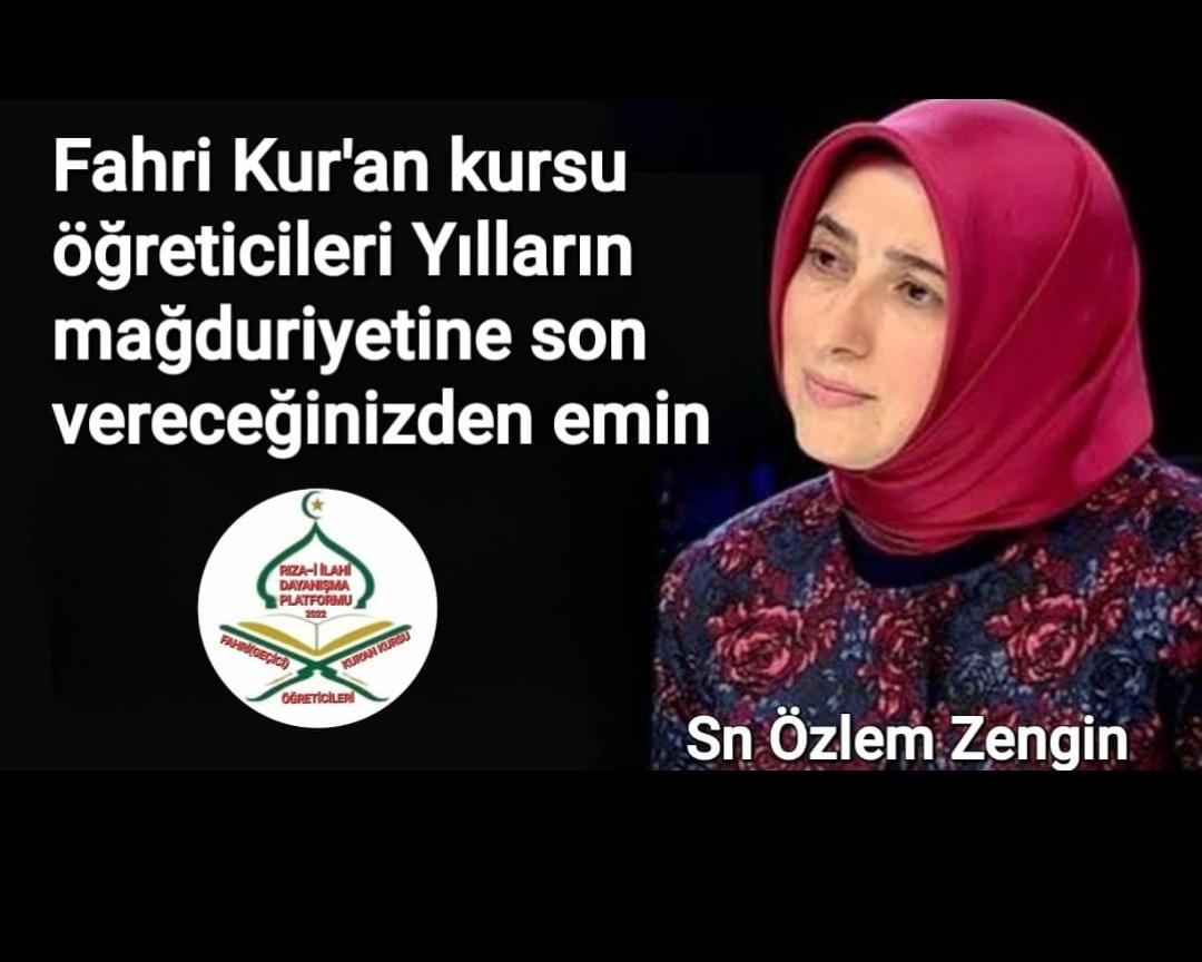 Fahri kuran kurs öğreticileri   umutla         #Süreklilik
#Sözleşme 
#Diyanet bekliyor

#FahrilerinUmuduÖzlemZengin

<a href="/AvOzlemZengin/">Av. Özlem Zengin 🇹🇷</a>