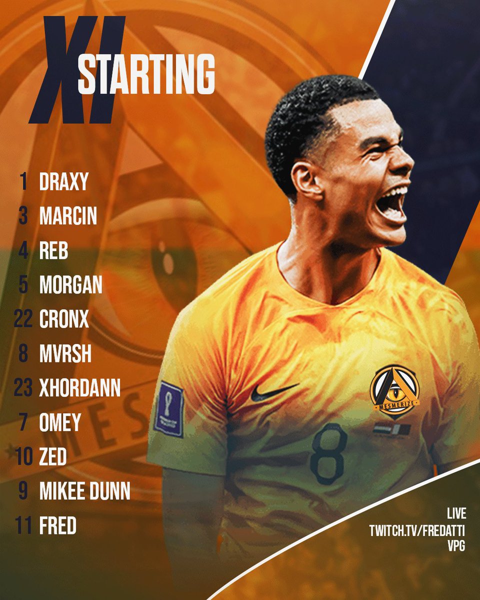 M E S M E R I Z E (@mesmerizefifa) on Twitter photo ๐ถ<a href="/OfficialVPG/">Virtual Pro Gaming</a>
๐ถ<a href="/VPGEurope/">Virtual Pro Gaming | Europe</a>
๐ธMATCH-DAY 4๏ธโฃ
๐ธLINE UP
๐ธTwitch.tv/Fredatti ๐ถ<a href="/OfficialVPG/">Virtual Pro Gaming</a>
๐ถ<a href="/VPGEurope/">Virtual Pro Gaming | Europe</a>
๐ธMATCH-DAY 4๏ธโฃ
๐ธLINE UP
๐ธTwitch.tv/Fredatti