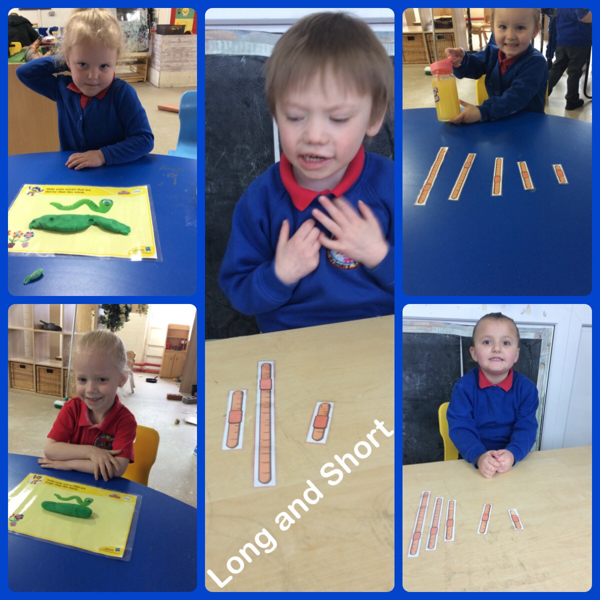 After reading the story of Superworm who is super-long, our Nursery children have been busy learning about long and short. @Phip_Primary 🪱