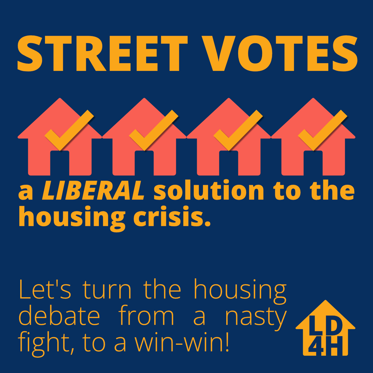 Street votes are a LIBERAL solution to the housing crisis! Find out more 👉 libhousing.com/street-votes/