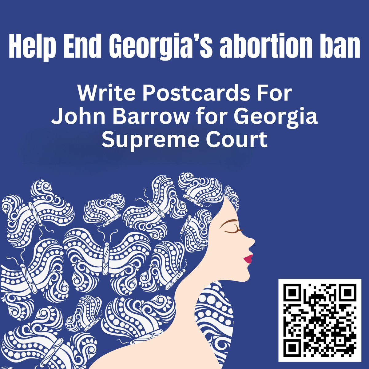 Write #PostcardsToVoters for the Democratic Primary and Nonpartisan Election Tuesday, May 21th for John Barrow for Georgia Supreme Court to restore women's right to make their own medical decisions.

Find out how at linktr.ee/postcardstovot… #AbortionIsHealthcare #RoeYourVote