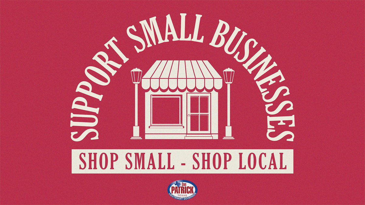 Small businesses are the backbone of our thriving economy—fueling innovation, creating jobs, and driving our communities forward. Texans are thankful for #smallbiz! #SmallBusinessWeek