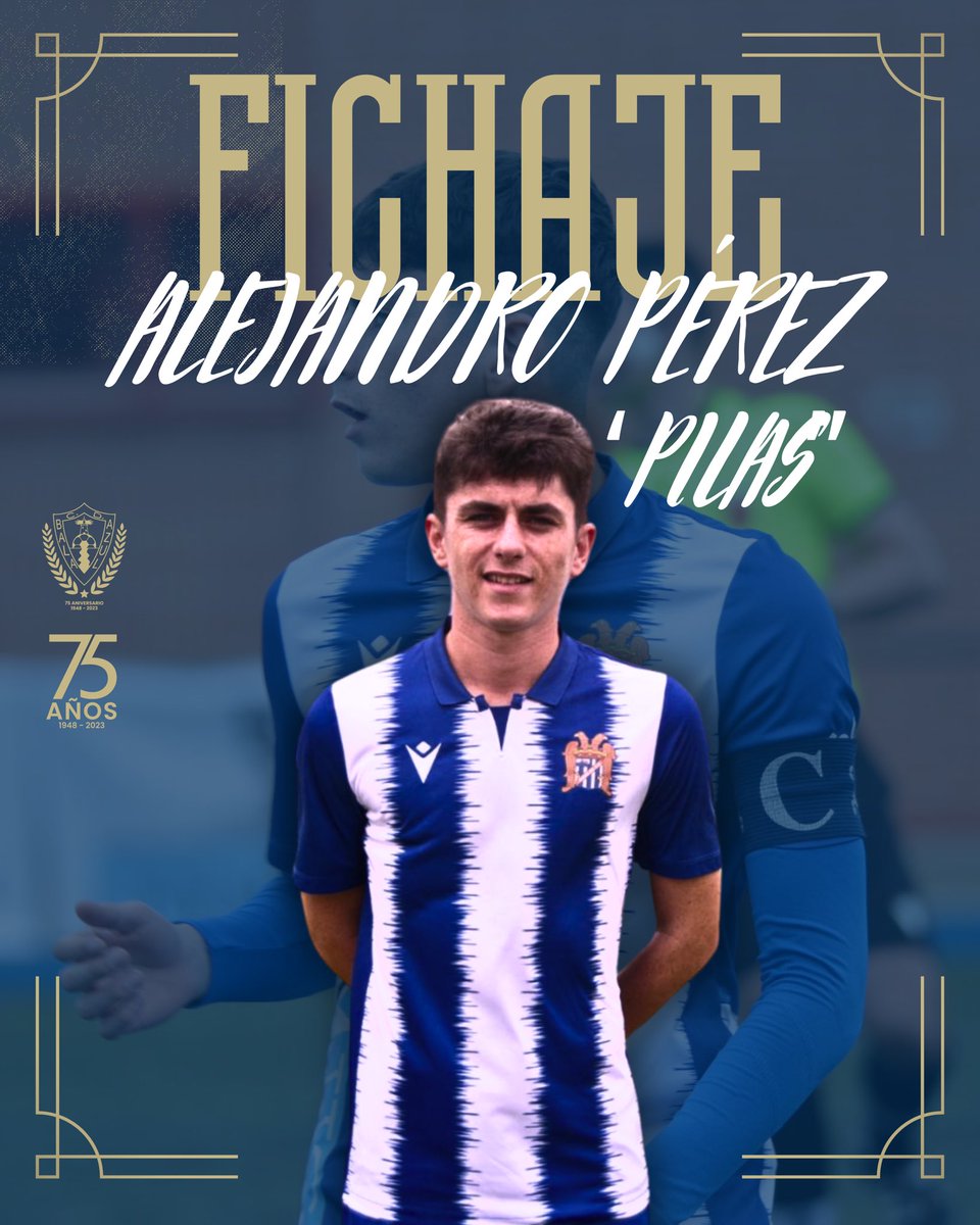 🆕 ¡𝐁𝐢𝐞𝐧𝐯𝐞𝐧𝐢𝐝𝐨 𝐚 𝐭𝐮 𝐜𝐚𝐬𝐚!

👊 Alejandro Pérez ‘Pilas’ regresa al ataque del Bala Azul. 

🔥 Atacante sub-23, que jugó en Segunda RFEF y Tercera RFEF con el @aguilas_fc y marcó 19 goles en dos temporadas con su filial. 

🦈 #VamosBala