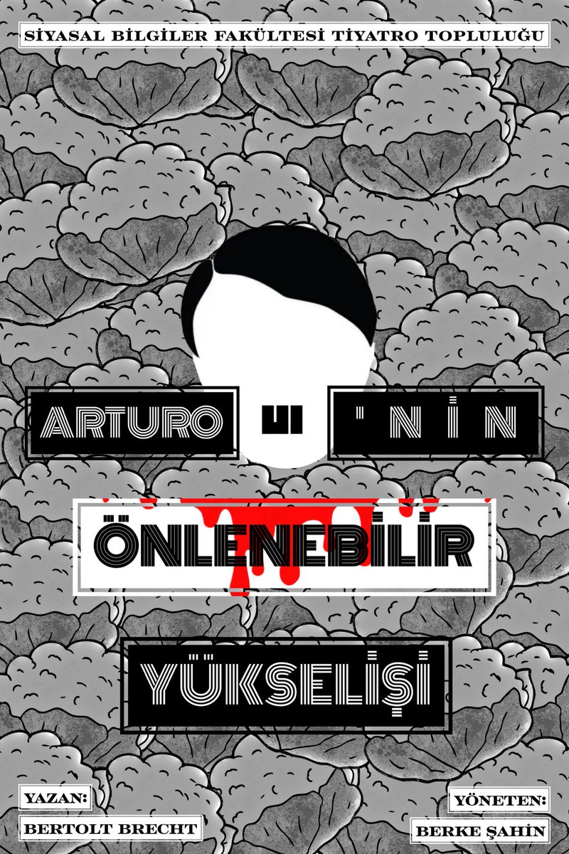SBFTT's tweet photo. ✨🎭🎉Siyasal Bilgiler Fakültesi Tiyatro Topluluğu yeni oyun dönemiyle karşınızda🎉🎭✨

"Arturo Ui’nin Önlenebilir Yükselişi" prömiyer haftası oyun takvimi:

9-10 Mayıs 19.30 Devlet Tiyatroları 75.Yıl Sahnesi

12-13 Mayıs 19.30 Mamak Kültür 
Merkezi Muhsin Ertuğrul Sahnesi https://t.co/UR8FoQVuhf