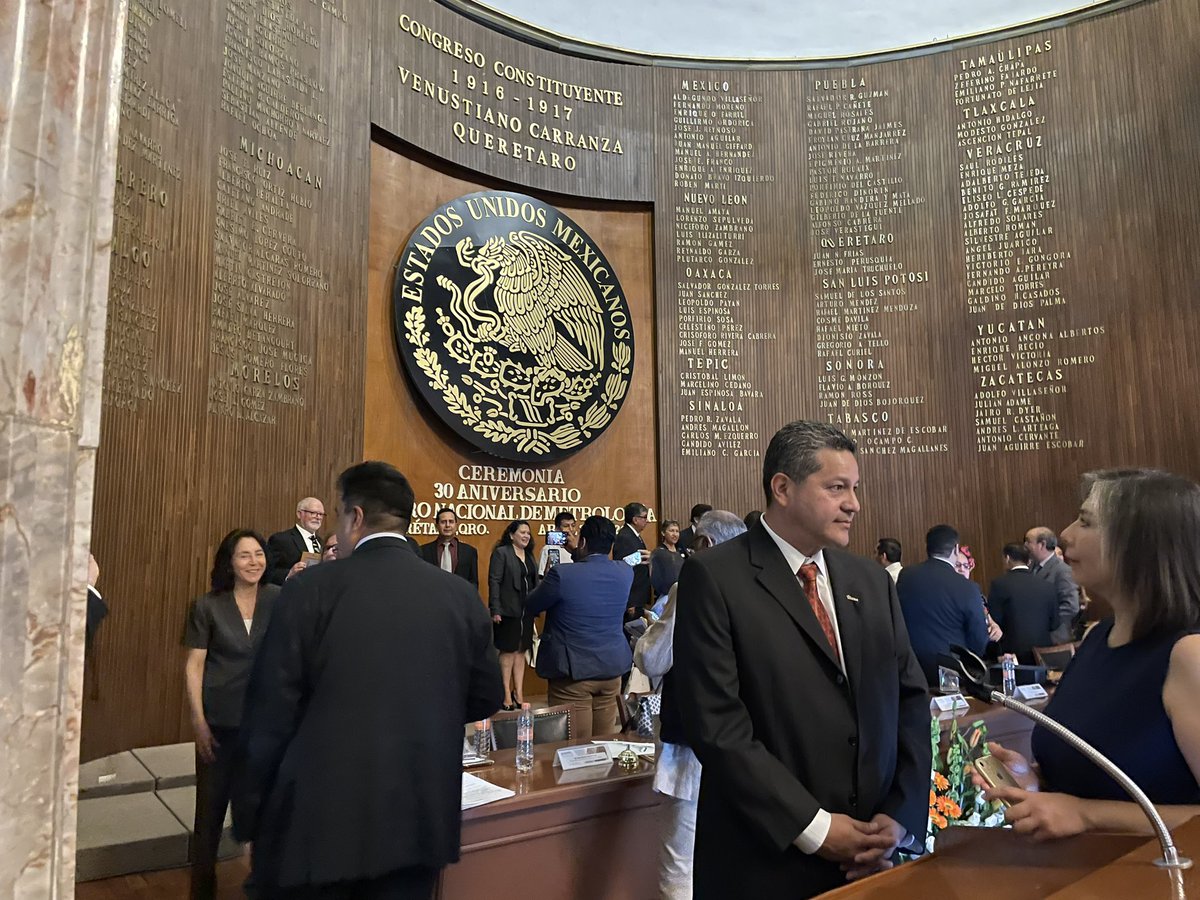 I am honoured to be invited to celebrate the 30th anniversary of <a href="/CENAM_Mexico/">Cenam-México</a> on behalf on #NRCMetrology <a href="/NRC_CNRC/">NRC Canada</a>