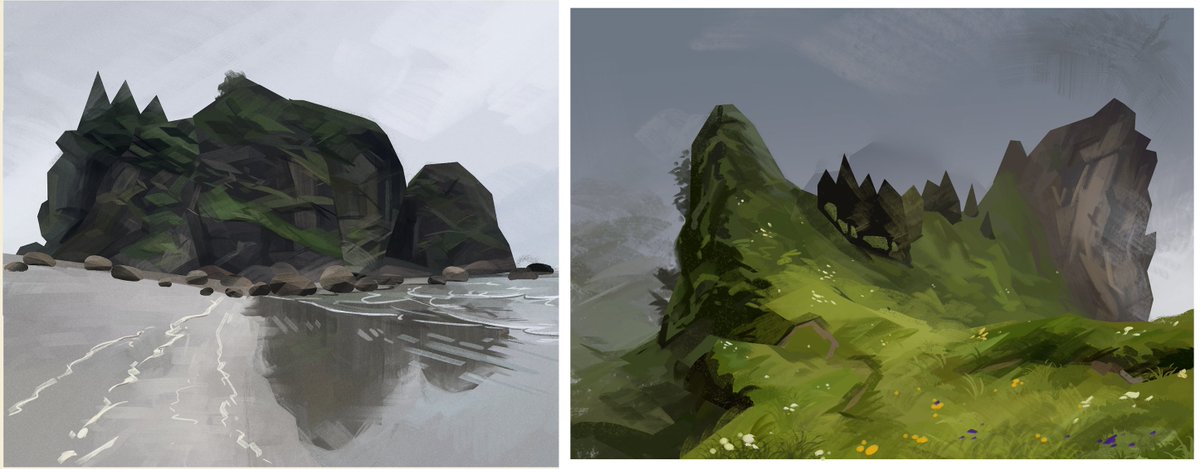 some moody landscapes for #Pleinairpril 🚶‍♂️
