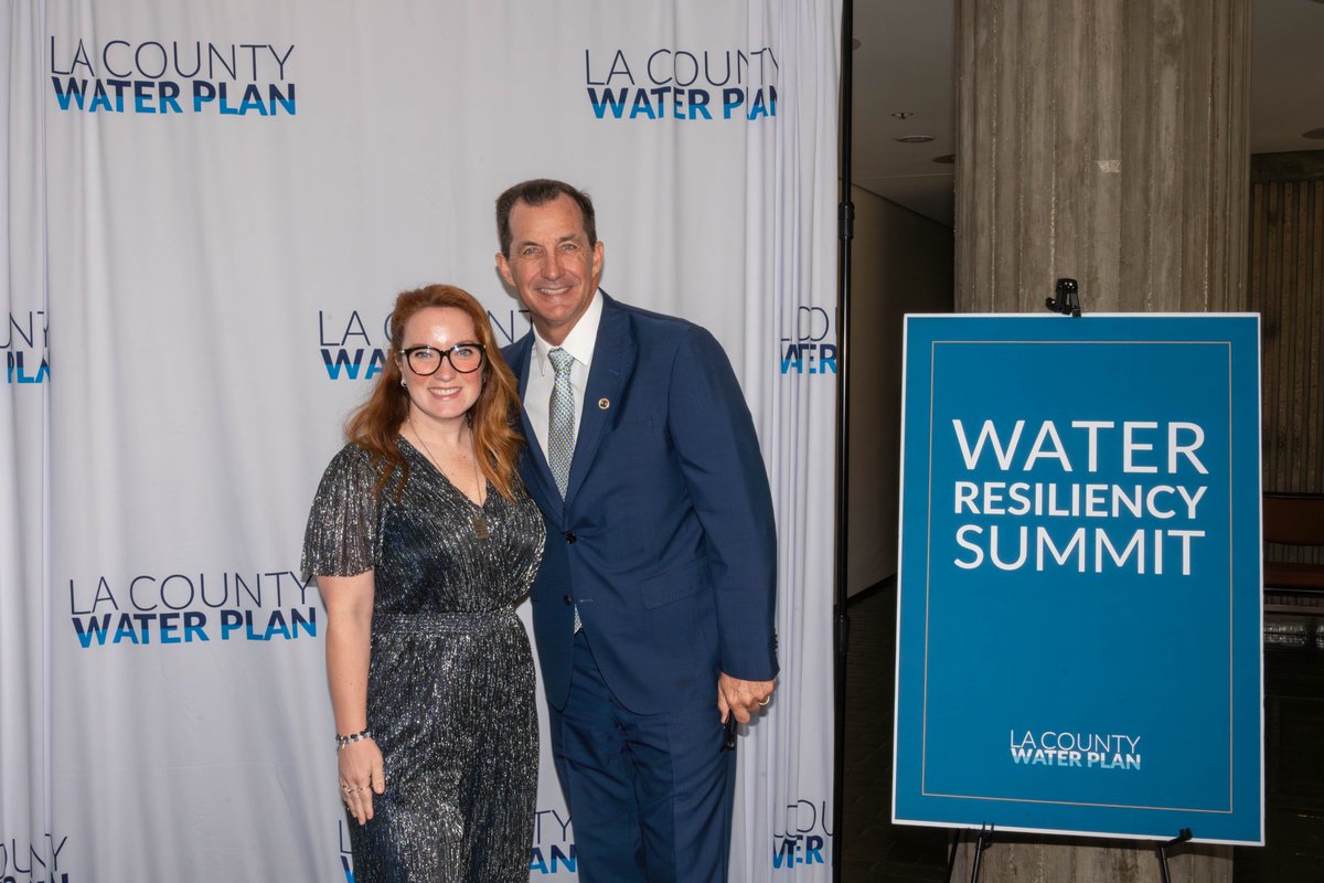 Today, @lacopublicworks joins @lindseyphorvath, @KarlaNemeth & other regional water leaders🧑‍🔧for the LA Water Resiliency Summit - a day of learning, networking and collaborating as we work to secure #LACounty’s water future. 💧 #WaterforLA #WaterResiliency #LACountyWaterPlan