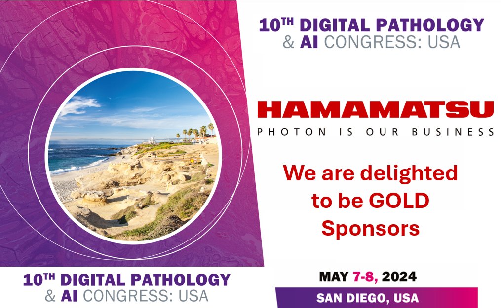 As a proud gold sponsor of Digital Pathology & Al Congress, we are dedicated to pushing the boundaries of what is possible in #digitalpathology. Explore our #NanoZoomer technology at booth 25 to learn about its advanced capabilities. ow.ly/4bjI50RpzVH