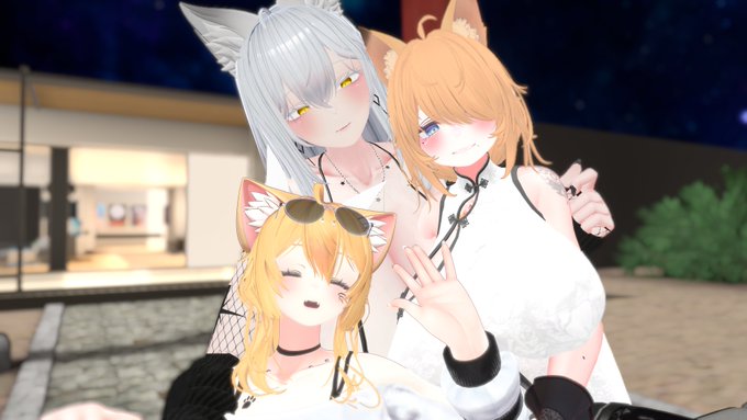 元気な子達が沢山産まれそうな組み合わせ…Torutiaさんもとても良きアバター…(@Nekotank610 @pahubou_VRC ) 