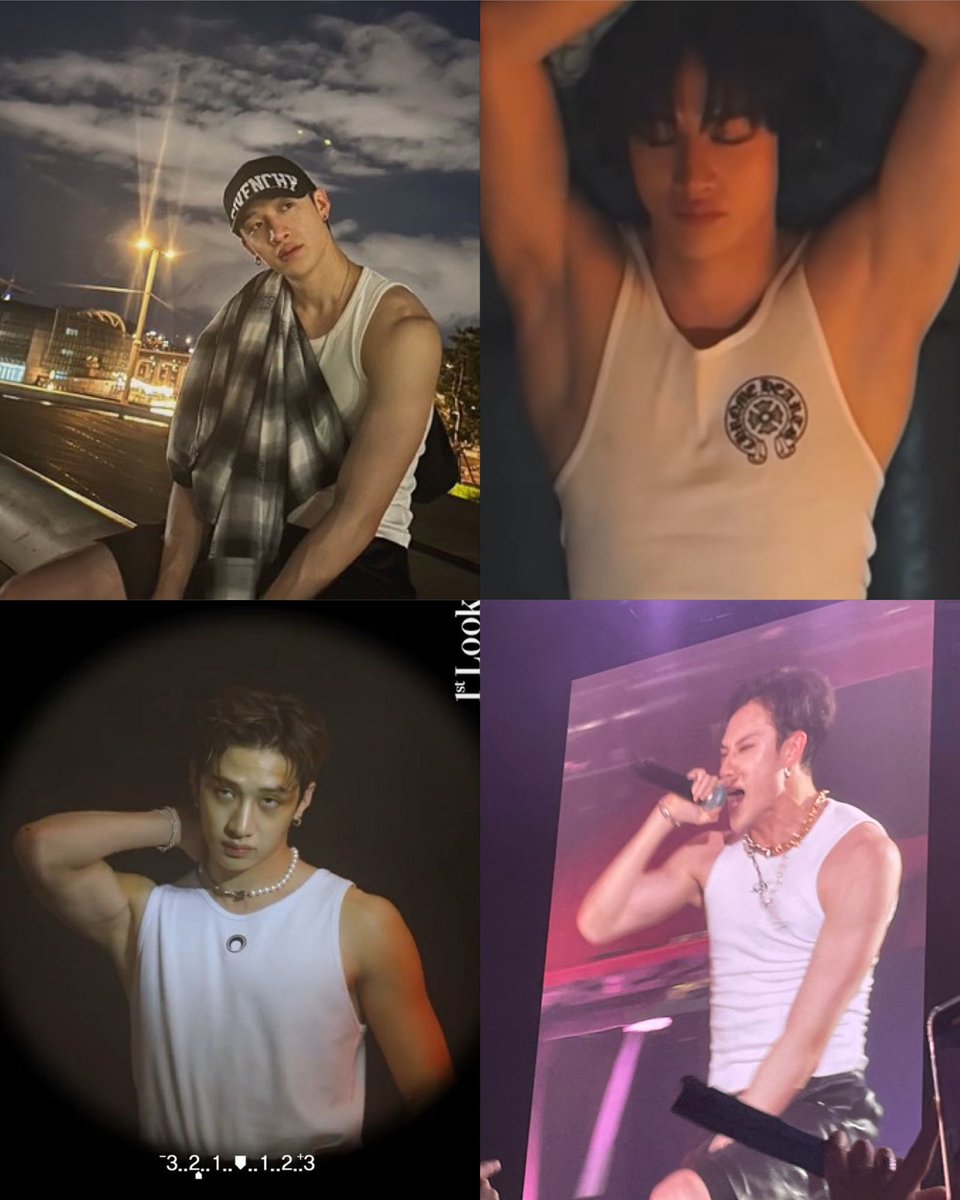 category is; bang chan in tank tops
