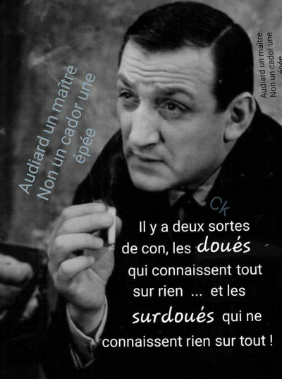 @NiONiPardon je m'demande si comme tous ceux de son acabit 'c'est un doué ou un surdoué voire les 2' #Lavilliers 😂😂#NiOubliNiPardon