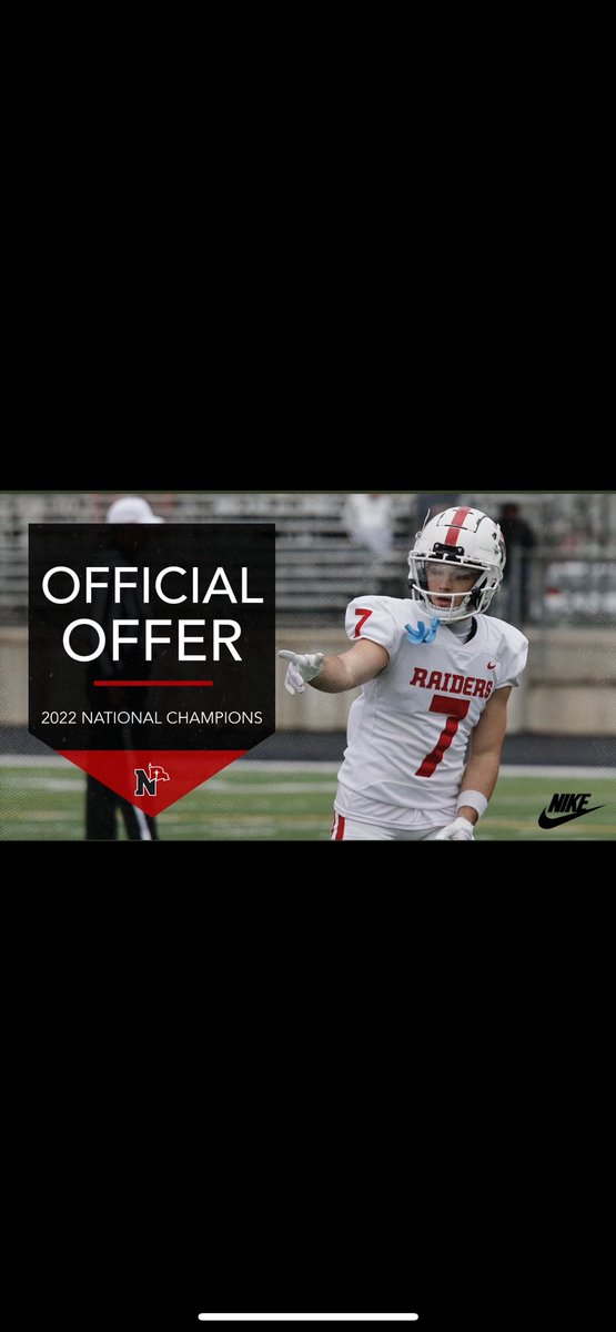 After a great conversation and camp with @CoachBKirch I am blessed and excited to announce my first offer! @HunterMoon52 @coachcmcdonald @RecruitingBasha