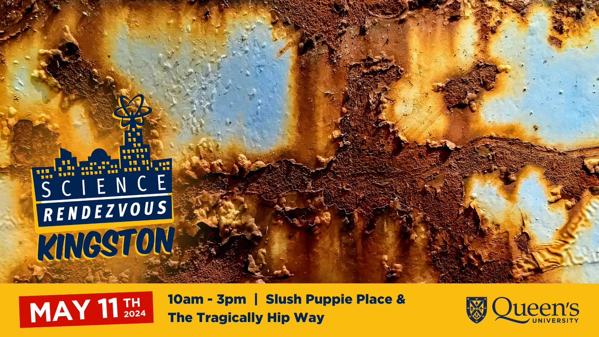 Do you know why metals get rusty? Come to #SRKingston2024 and find out! @_C2MCI will show you how science can help prevent metal corrosion and reduce damage in construction, transportation, and more. 🌐🔬🛠️ Visit➡️ bit.ly/3mnRTBj #SciRen #SciRenInnovate #QueensuResearch