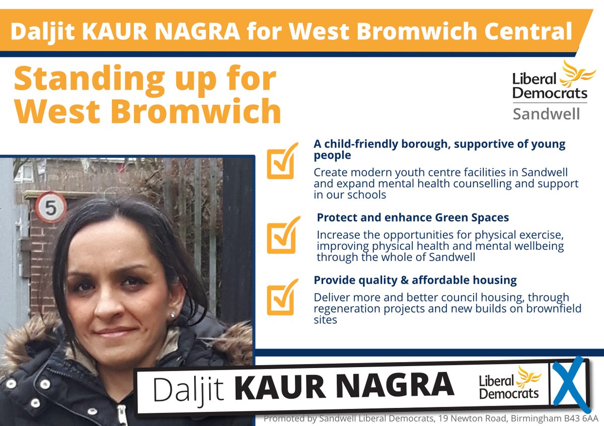 Meet our candidate for West Bromwich Central, Daljit Kaur Nagra.