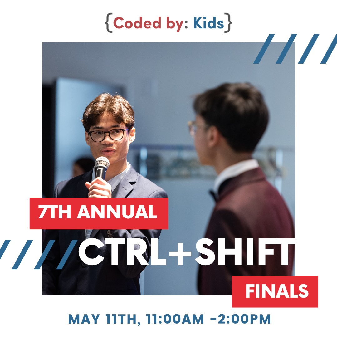 Now in its 7th year, the @CodedByKids Ctrl+Shift coding competition is an opportunity for high school students that want to take their web development skills to the next level. See what they created & come out on May 11th for the final competition: bit.ly/3JillB2 #PTW24