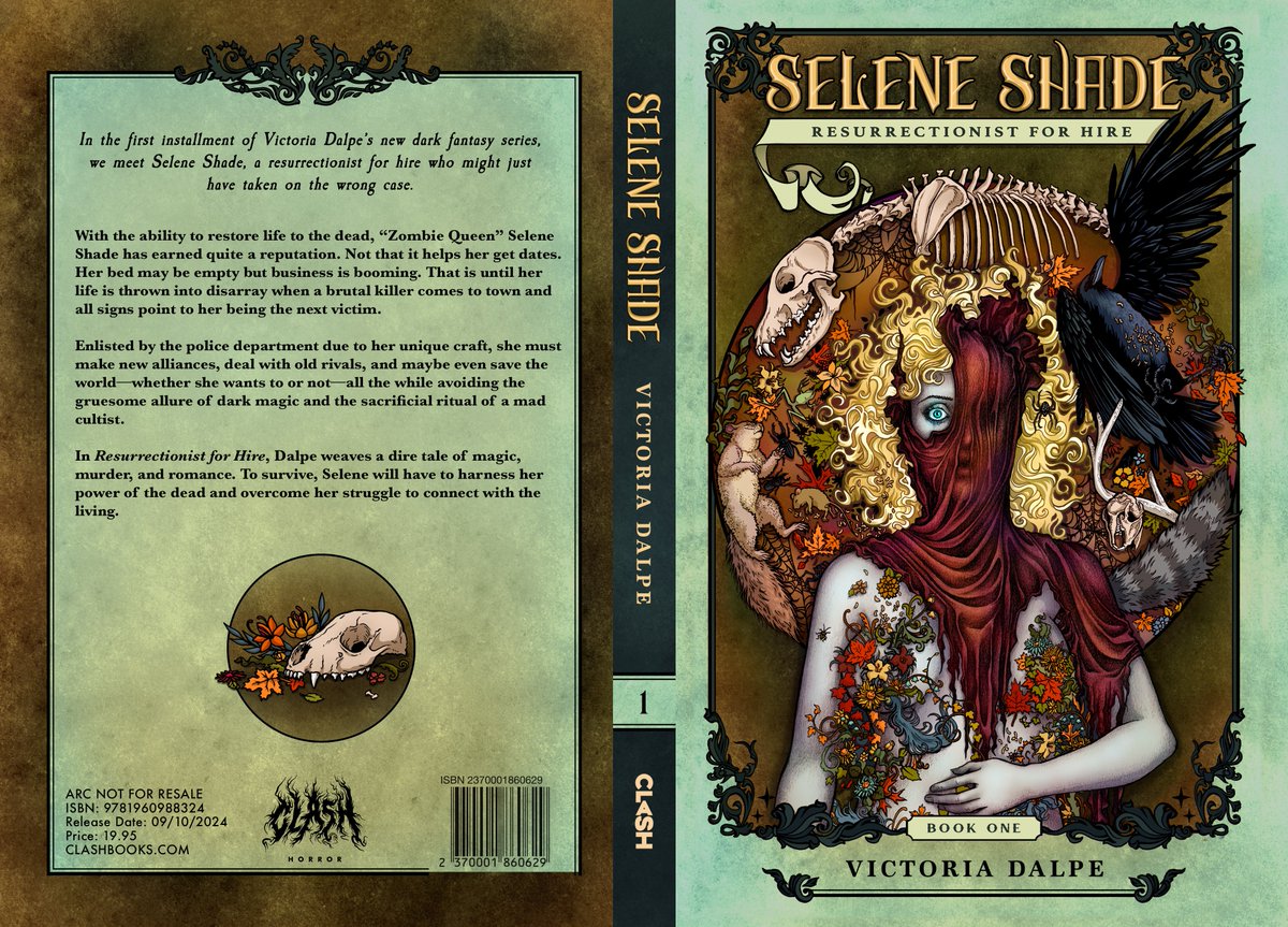 Interested in a review copy? Email clashmediabooks@gmail.com
In the first installment of Victoria Dalpe’s new dark fantasy series, we meet Selene Shade, a resurrectionist for hire who might just have taken on the wrong case... #BookReview #urbanfantasy #horrorbooks @CLASHBooks