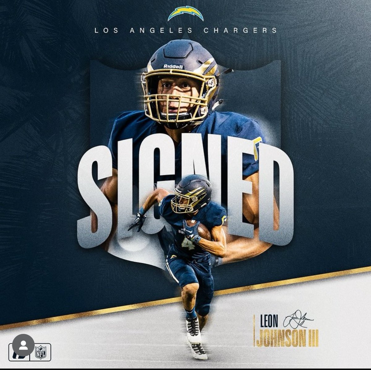 Leon Johnson = Chargers #stopplayin