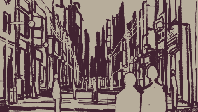 「city street」 illustration images(Latest)