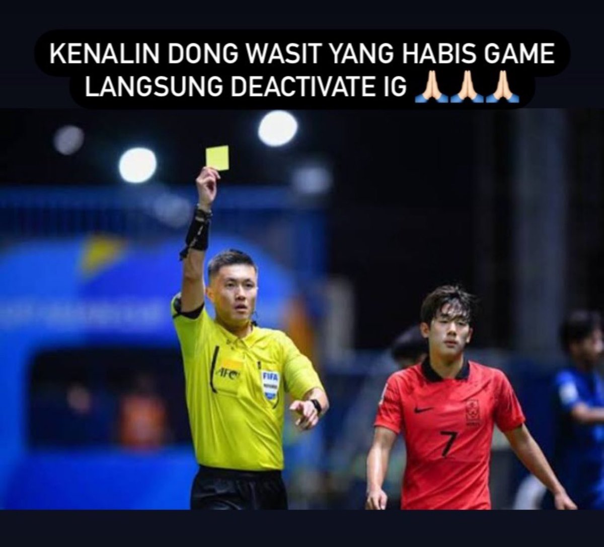 Ini niih Wasit yang pengecut