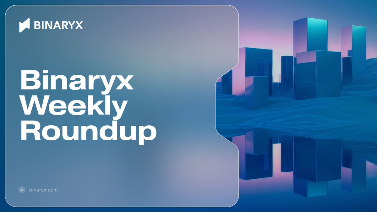 Binaryx Weekly Roundup 📄 Last week was an exciting one for #Binaryx! Here's a quick recap of some of the highlights: 🚀 #RWA Season Quest is still ongoing ✅ Binaryx x #Galxe: Season Quest Activated! 🏆 Binaryx #AMA was a blast 🤝 We were at #Bybit HQ