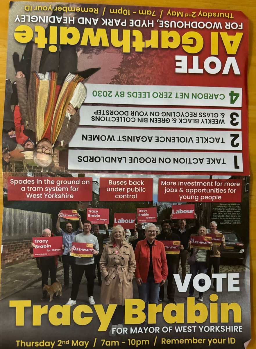 on the #labourdoorstep for @al_garthwaite and @TracyBrabin tonight and from one voter there would have have been a vote for Rupert 🐈 had he been on the ballot.