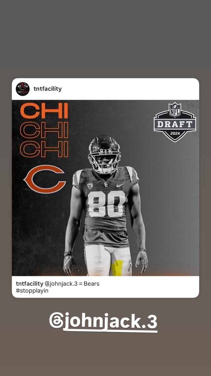 John Jackson III = BEARS #stopplayin