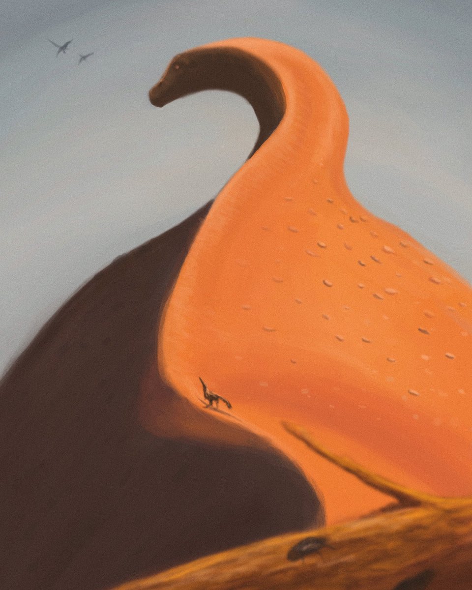 Artists, show me your most popular piece

“Climbing Up The Dune” 

#paleoart