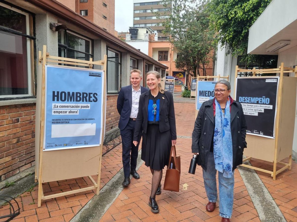 Hoy en @comunidadUPN en conversatorio Masculinidades, género y equidad, una reflexión sobre los estereotipos que afectan a mujeres y hombres y la necesidad de desafiarlos para avanzar hacia la igualdad. Un espacio que contó con la bienvenida de la Embajadora 🇸🇪 para los DDHH.