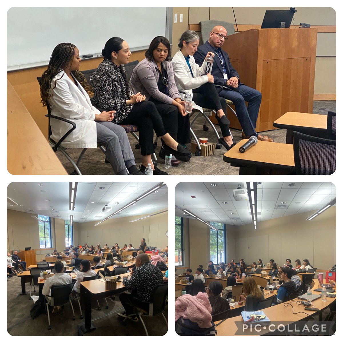 Our @DVHS_BioMed @DVHSYISD students visit @TTUHSCEP and listen to a panel of practitioners and students sharing their experiences. Thank you #TTUHSC. Our program allows students to reach their dreams in medicine. #CCR @IvanCedilloYISD @BrendaChR1 @YsletaISDCTE @R_Benavides2