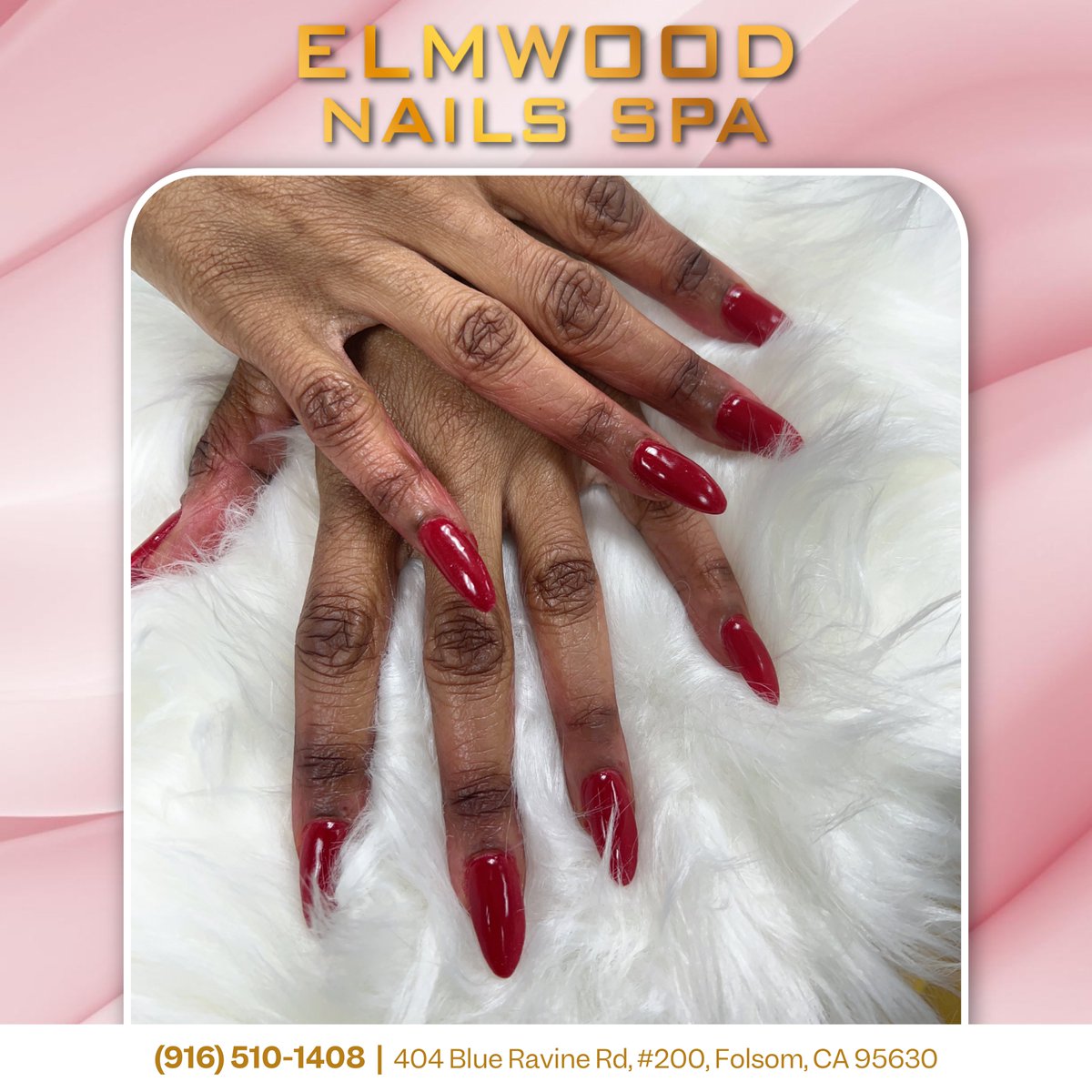 Red hot nails for a fiery personality! Loving this bold and beautiful color.🍓🔥

#elmwoodnailsspa #nailsalon #nails #nailart #nailsalonca #naildesign #pedicure #spa